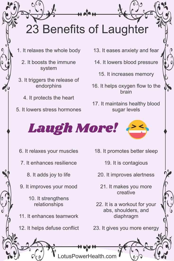 23 Benefits of Laughing More
