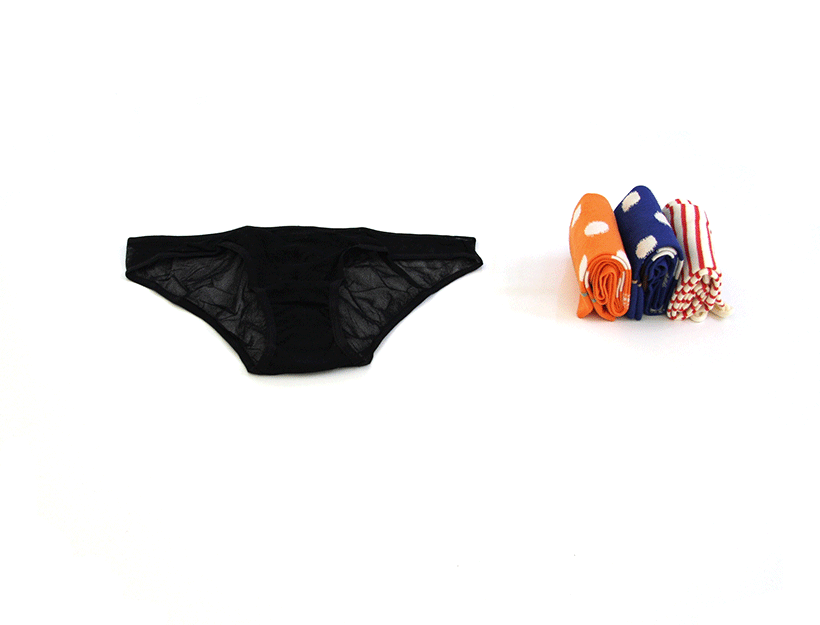 Folding underwear Marie Kondo