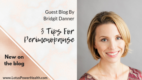 3 Tips for perimenopause