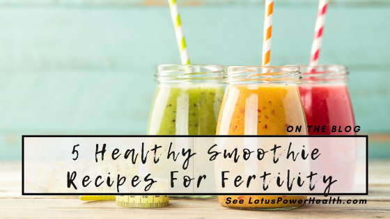 5 Healthy Smoothie Recipes For Fertility