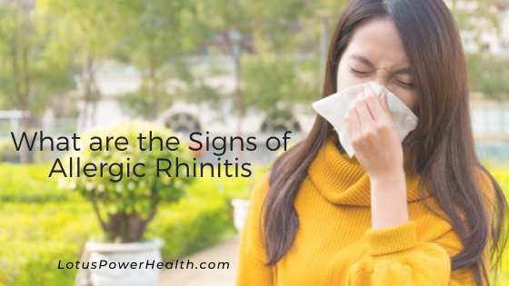 What Are The Signs Of Allergic Rhinitis?